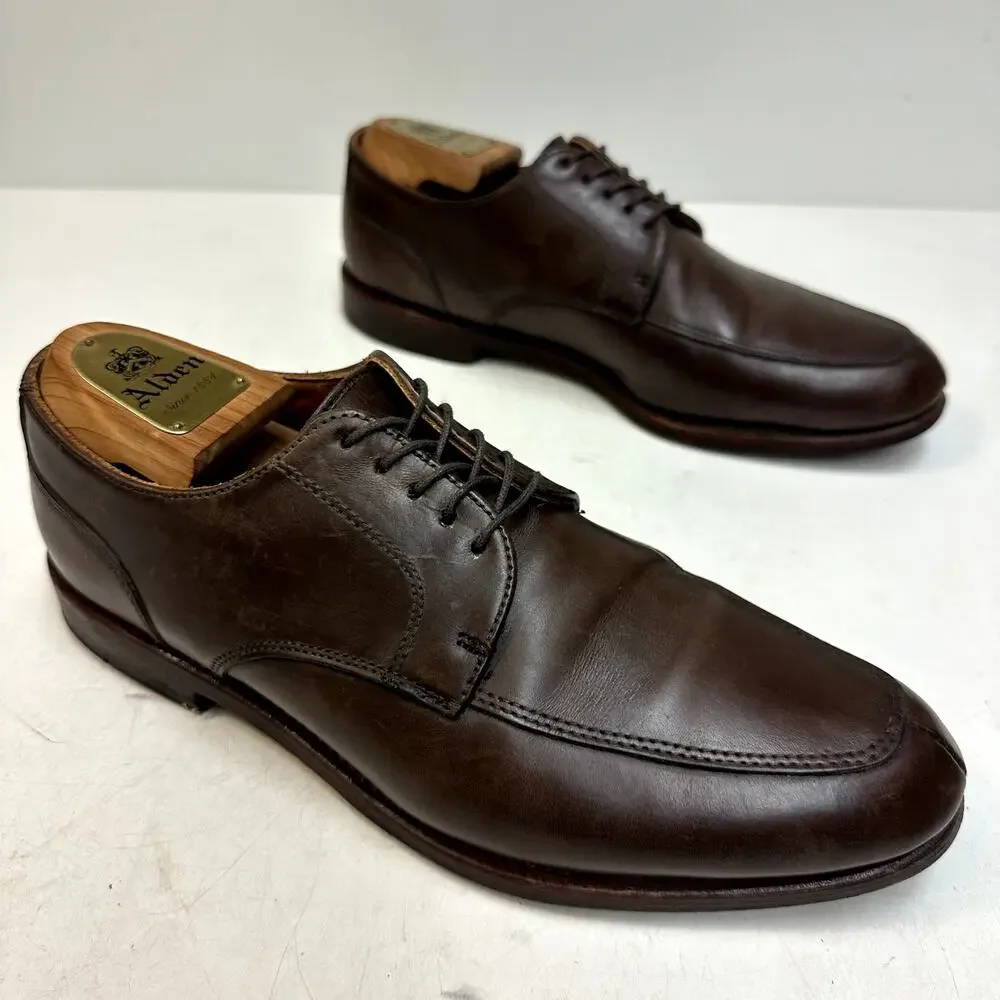 VGUC Rancourt & Co. x Cole Haan Split Toe Derby Brown Calf Made Maine USA 8.5 D